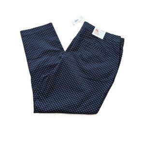 Polka Dot Midrise Slim Chino Sz 14 Comfy Stretch Cotton New W Tags Joe Fresh